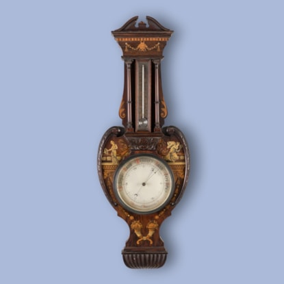 A Neo-Classical Marquetry Barometer